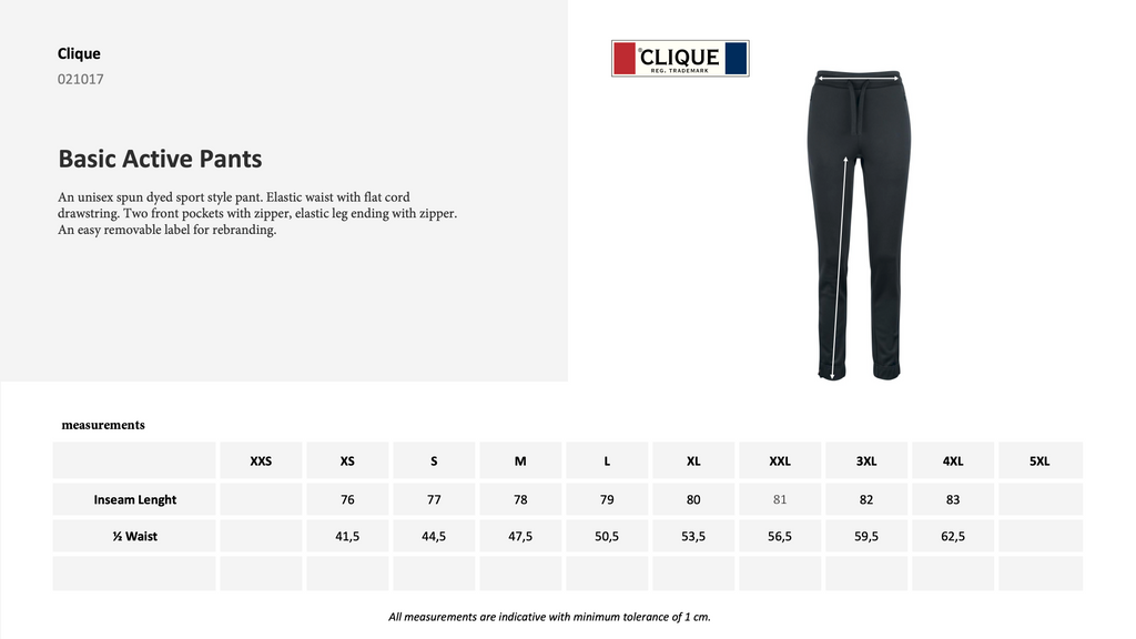 Active Joggebukse - Blank