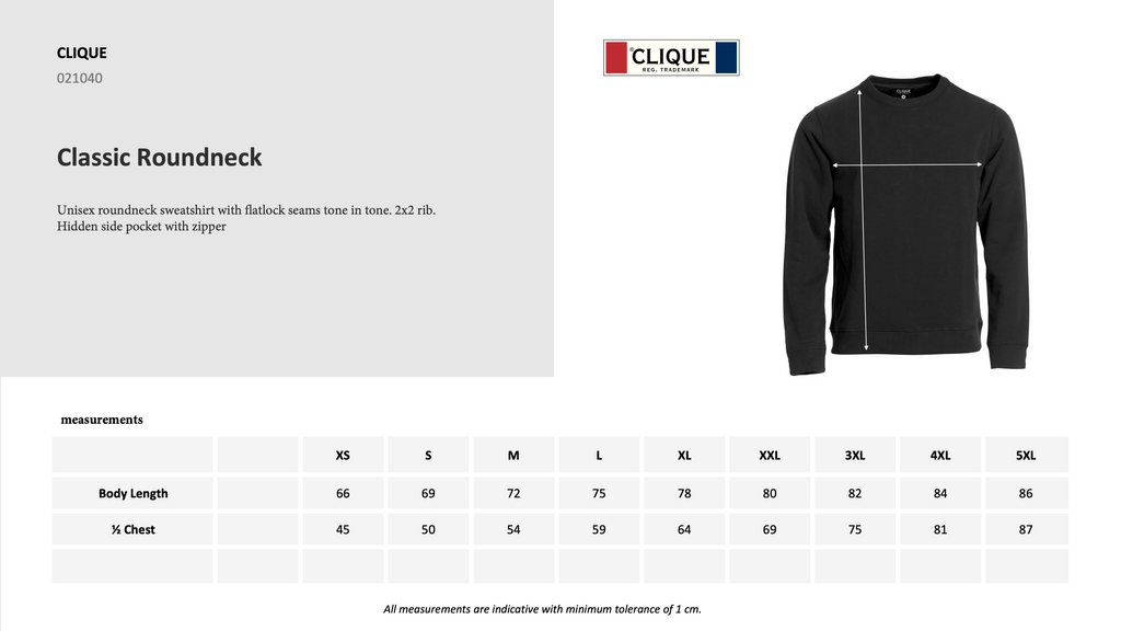 Classic Collegegenser - Blank