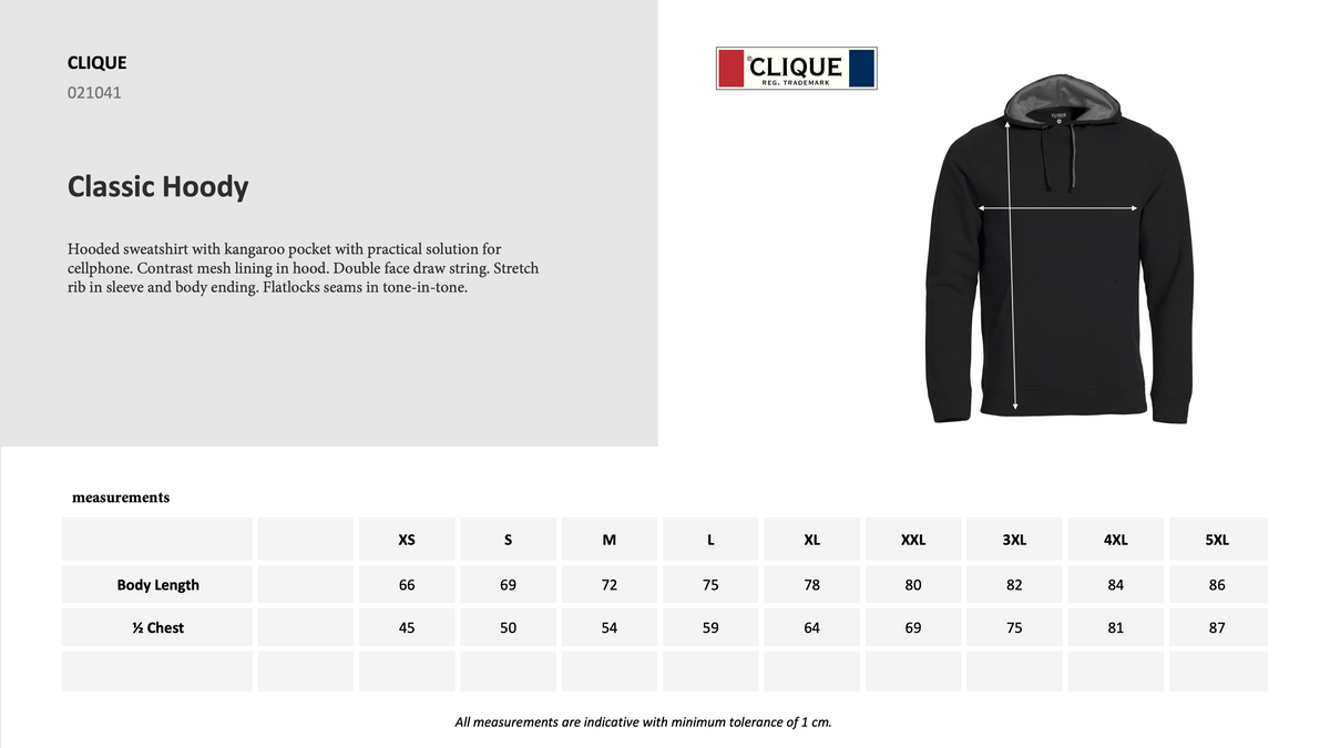 Classic Hettegenser Unisex - Blank